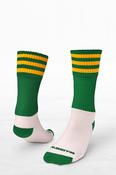 Ballymachugh LGFA Pop Up Shop Green/Amber Midi Socks Kids &amp; Adult
