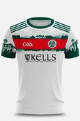 Seattle Gaels GAA White Away Jersey Regular Fit Adult image