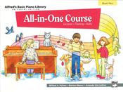 Alfred's Basic All-in-One Course Universal Edition, Book 1: Piano Book image