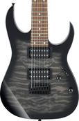 Ibanez GRG7221QA Trans Black Burst image