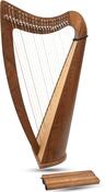 22 Claddagh String Harp Walnut &amp; Bag image