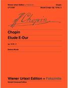 Chopin Etudes E Maj Op10 image