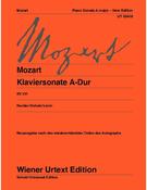 Mozart: Piano Sonata In A major image