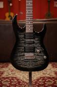 PREOWNED: Ibanez GRX70QA Trans Black Burst image