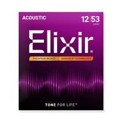 Elixir Nanoweb PB Light Acoustic Strings 12-53 image
