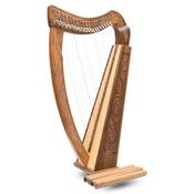 Boru 19 String Rosewood Harp &amp; Bag image