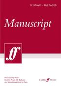 Manuscript Pad 200 Page A4 12-Stave
