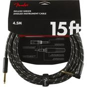 Fender Deluxe 15ft black angled cable