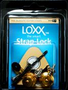 Loxx Music Box Acoustic Strap Locks - Gold image