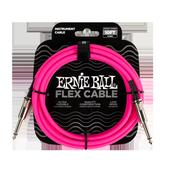 Ernie Ball (P06413) 10ft Flex Instrument Cable Pink