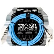 Ernie Ball (P06464) 10ft RA Flex Instrument Cable Blue