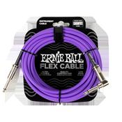Ernie Ball (P06466) 20ft RA Flex Instrument Cable Purple