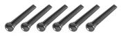 Stagg Pins for acoustic guitar bridge, plastic, black finish image