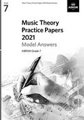 ABRSM MUSIC THEORY PRACTICE PAPERS MODEL ANSWERS 2021 GRADE 7 image