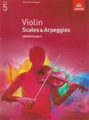 ABRSM Violin Scales And Arpeggios Grade 5 From 2012 image