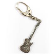 Pewter Electric Tele Guitar Keyring