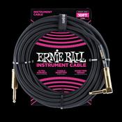 Ernie Ball (P06081) 10ft Instrument Cable Black