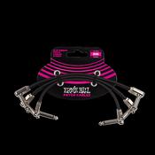 Ernie Ball 6" Flat Ribbon Patch Cables 3 pack image