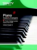 Trinity College London Piano Scales &amp; Arpeggios From 2015 - Grades Initial-5 image
