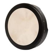 16"X4" BLACK BODHRAN NON TUNABLE T-BAR DEEP TUNE image