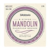D'Addario EJ70 Mandolin Strings Ball End
