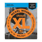 D'addario EXL110-7 7-String Regular Light Strings image