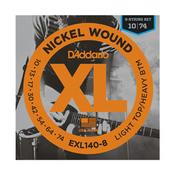 D'addario EXL140 8 String Light Top/Heavy Bottom Strings image