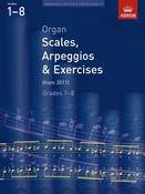 ABRSM Organ Scales Arpeggios &amp; Excercises Grades 1-8 image