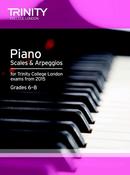 Trinity College London Piano Scales &amp; Arpeggios From 2015 - Grades 6-8 image
