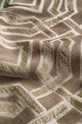 Bexley Taupe Geometric Fabric image