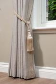 Como Greige + Milano Natural Braid Ready Made Curtains image