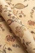 Rustico Gold Floral Fabric image