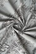 Toile Grey Fabric image