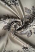 Delphine Grey Floral Fabric image