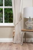 Como Natural + Tuscany Natural Braid Ready Made Curtains image