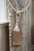 Bexley Duckegg Damask + Limoges Cream Hand-Tied Fringe image