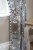 Toile Grey Fabric image