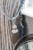Emily Duckegg Damask 90" x 90" Ready Made Curtains image
