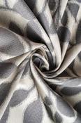 Hampton Leaf Grey Fabric image