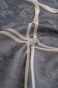 Inca Charcoal Trellis Fabric image