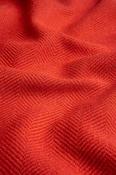 Marela Herringbone Burnt Orange Fabric image
