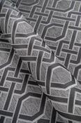 Oslo Navy Geometric Fabric image