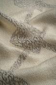 Warwick Cream-Grey Large Trellis Fabric image
