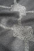 Warwick Grey Large Trellis Fabric image