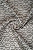 Warwick Grey Small Trellis Fabric image