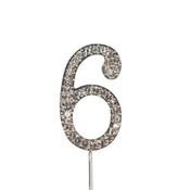 Diamante Number Silver - 6 image