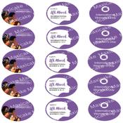 International Women's Day Sample 01 Edible Toppers - Set Of 15 image