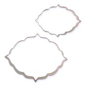 Cookie &amp; Plaque Cutter Style 6 - Set of 2 image