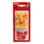 Dekora Wafer Assortment Mini Yellow Flowers And Red Butterflies
