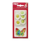 Dekora Wafer Assortment 5 Sugar Flower 4 Wafer Butterflies